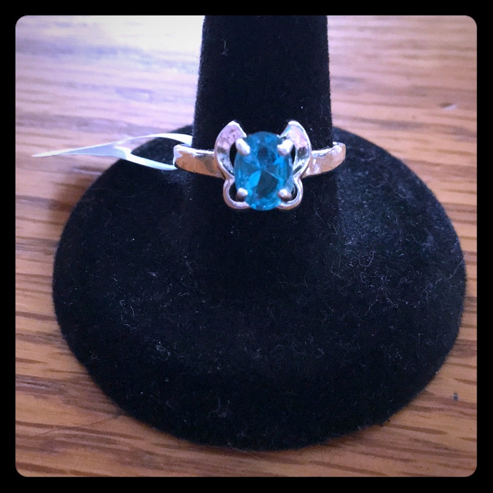 Topaz 925 butterfly ring